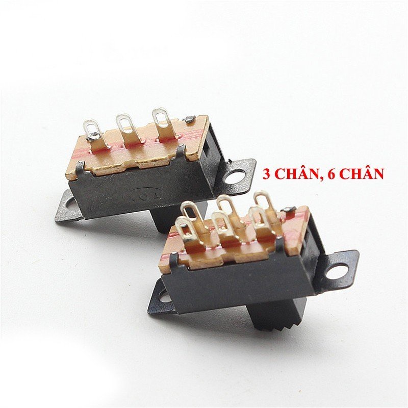 Công Tắc Trượt 3 Chân Và  6 Chân