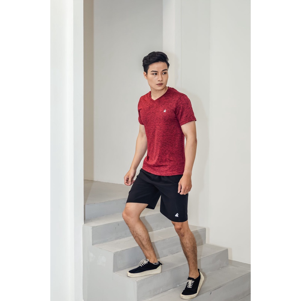 Áo thun nam KARIO cổ tim vải CD xược Poly phong cách thể thao KR20-06