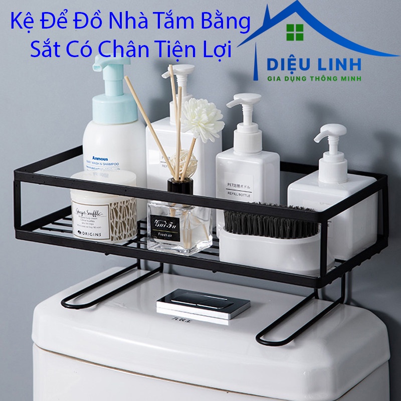 Kệ Gác Bồn Toilet Có Chân , Kệ Để Đồ Nhà Tắm Bằng Sắt Có Chân Tiện Lợi dieulinhshop
