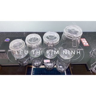 Hũ thủy tinh nắp gài