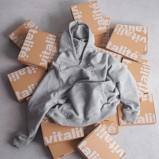 Áo khoác VITALITÉ BASIC GREY HOODIE