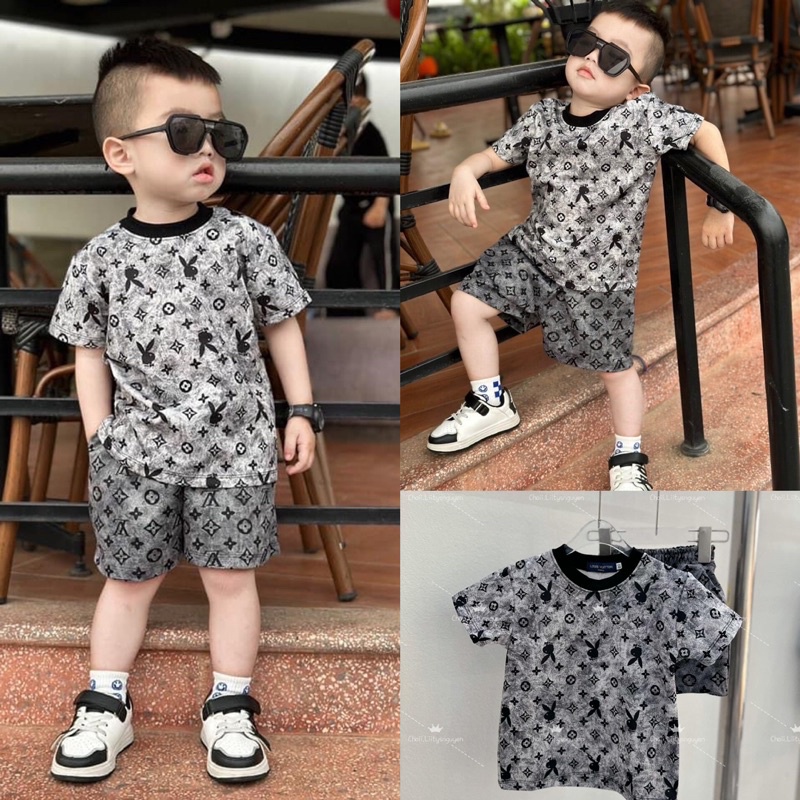 Bộ short LV bé trai