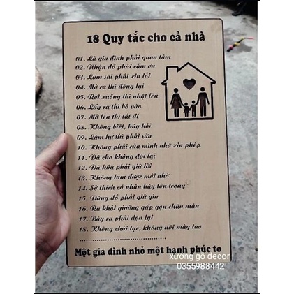 Tranh Treo Tường Trang Trí Nhà Cửa 18 Quy Tắc Cho Trẻ Và Cha Mẹ Hình Thành Thói Quen Tốt