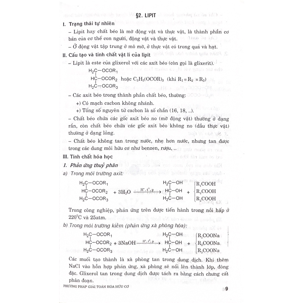Sách - Phương pháp giải toán hoá học hữu cơ - Huỳnh Văn Út