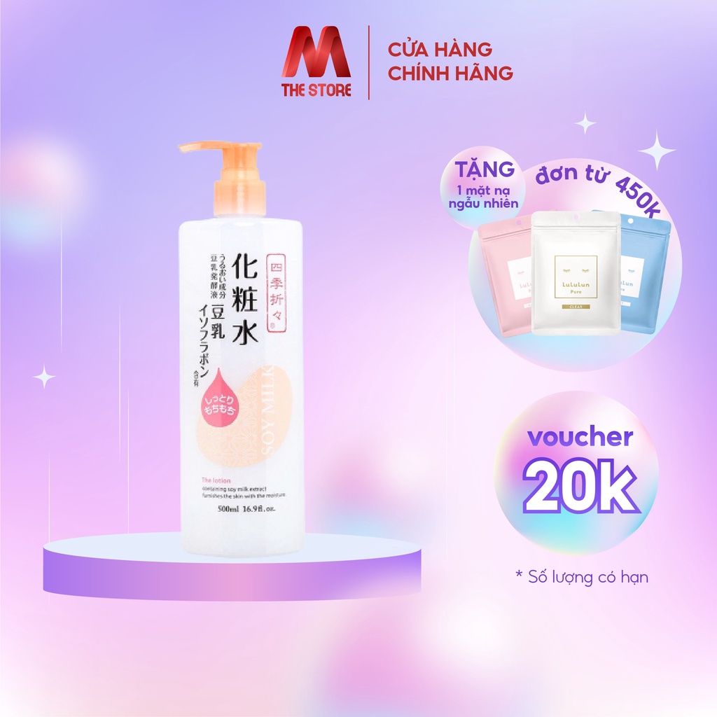 Sữa tắm chiết xuất đậu nành Soy Milk 600ml