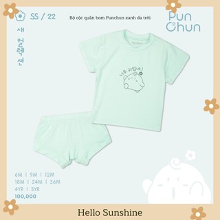 [Punchun] Bộ cộc quần bom Punchun