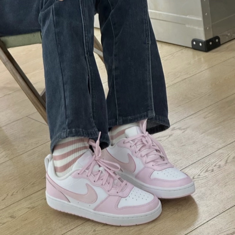 Giày Nike Court Borough 2 SE White Pink Foam