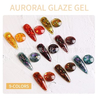 Set gel nhũ hổ phách Honey girl 9 màu