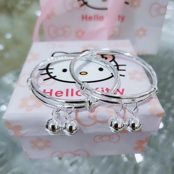 Lắc tay phong linh mạ bạc thời trang L11