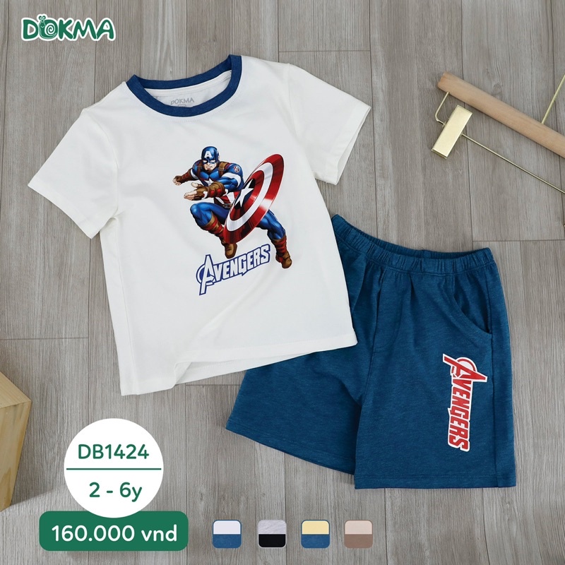 Bộ Cộc Tay Siêu Nhân Nhện Dokma 2-6y