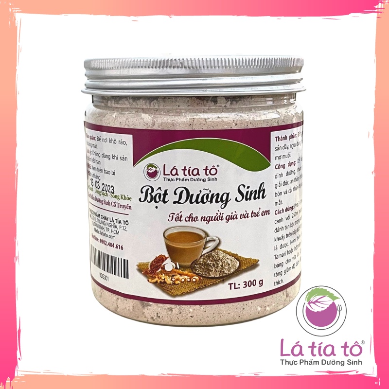 BỘT DƯỠNG SINH 300GR - LÁ TÍA TÔ
