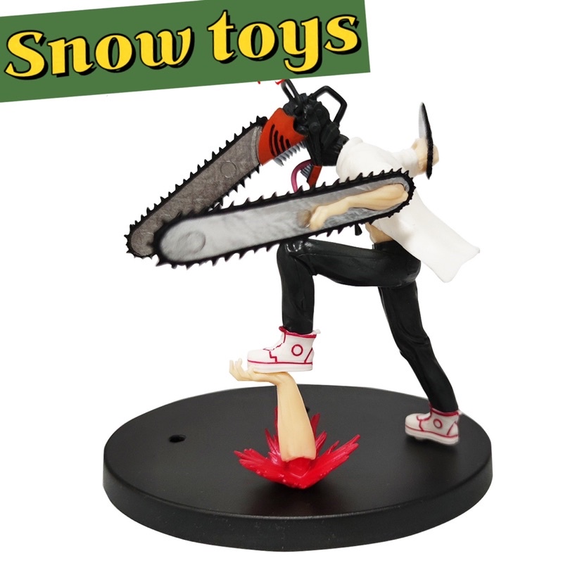 Mô hình Chainsaw Man - Nhân vật Denji hóa Quỷ cưa máy 2 đầu thay thế - Kích thước Denji - Fullbox