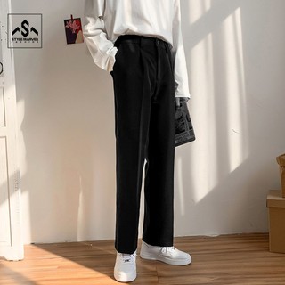 Quần tây vải mềm ống rộng nam STYLE MARVEN trẻ trung, lịch lãm phối đồ nhiều phong cách - QUAN SM066C