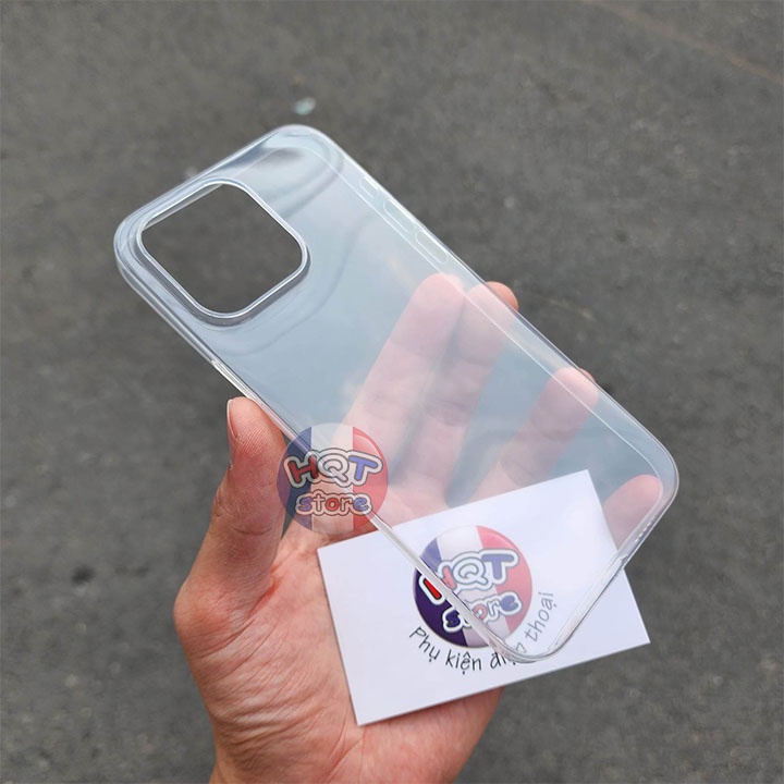 Ốp lưng siêu mỏng trong suốt Ultra Slim Case 0.35mm IP 14 Pro Max / 14 Pro / 13 Pro Max