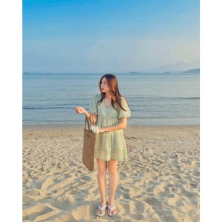 Đầm tiểu thư tây phồng, thiết kế kiểu dáng babydol TT99