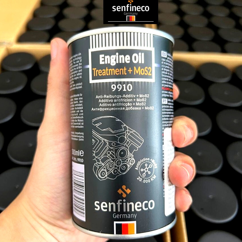 Combo  Vệ Sinh Dầu Diesel  Senfineco 9916  +Phụ Gia Nhớt Động Cơ MoS2 Senfineco 9910