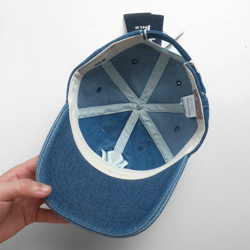 Mũ lưỡi trai nam nữ chất Jean thêu chữ