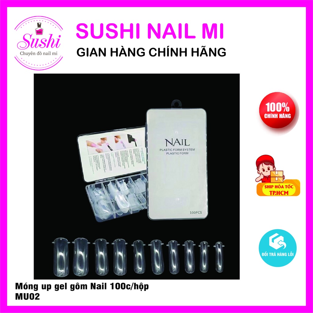 Móng up gel gôm Nail  - Móng up gell chuyên dụng ngành nail - Sushi Nail Mi