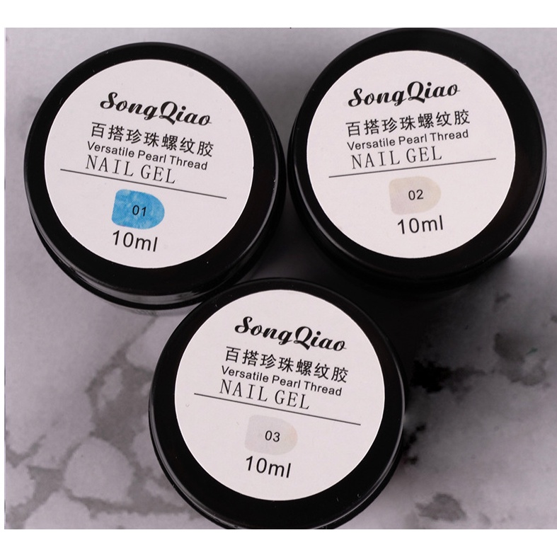 Gel ánh trai màu trắng hãng songqiao màu trắng nhé ạ