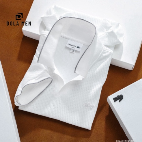 Áo Thun Nam POLO LACOSTE BASIC TRƠN Không Nút Vải Dày Không Xù Không Nhăn Hàng Chuẩn Hãng Cao Cấp Dolamen