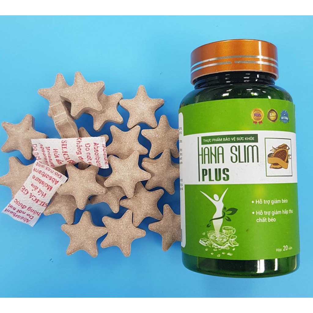 KẸO GIẢM CÂN HANA SLIM MẪU MỚI KẸO NÂU 20V TẶNG 5V XANH HÓA LỎNG
