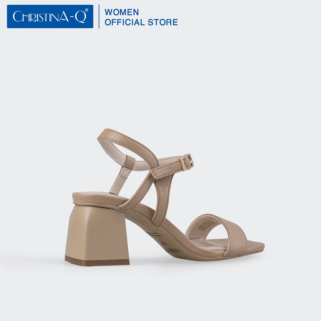 Giày Sandals Nữ Gót Trụ ChristinA-Q XDN294