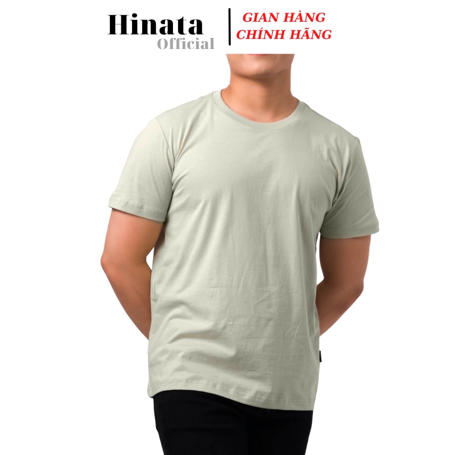 Áo Thun Nam Trơn Cổ Tròn, Áo Phông Nam Basic 100 Cotton Cao Cấp Hàng Hiệu Đẹp Thoáng Mát Tay Ngắn Màu Bơ Sữa