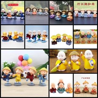 BỘ TƯỢNG 4 CHÚ TIỂU TỨ KHÔNG CAO 5CM VẬT PHẨM PHONG THỦY PHẬT GIÁO