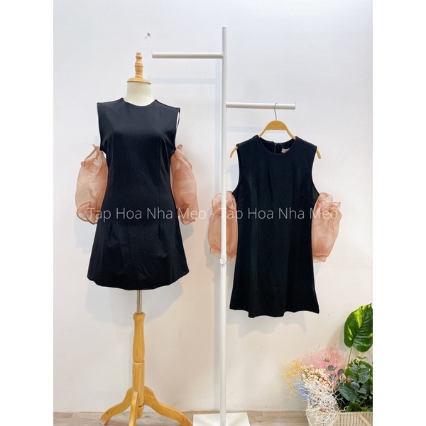 ĐẦM FORM A PHỐI TAY KIẾNG CAT.24 (0096)