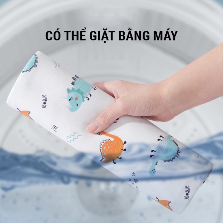 Khăn quấn bé sơ sinh loại mỏng 85cm x 85cm, vải cotton mềm mại, dùng làm khăn tắm cho bé, chăn đắp điều hòa mùa hè