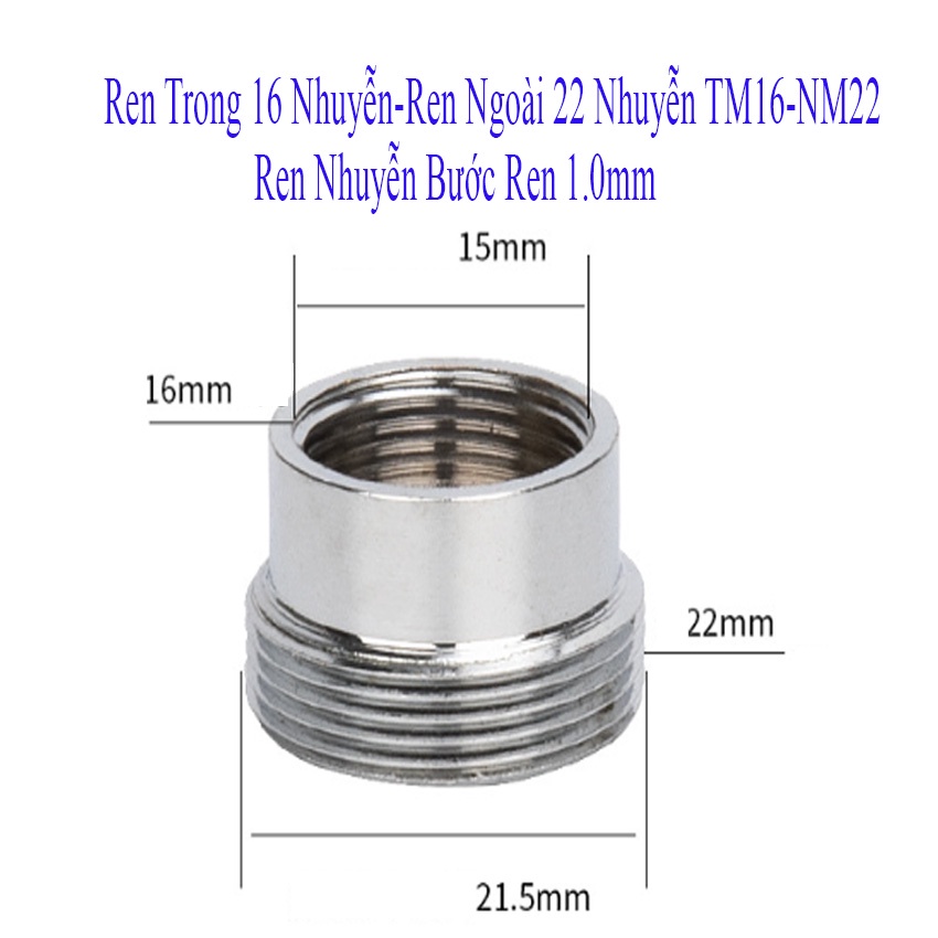 Đầu Chuyển Đổi Vòi Nước Ren Ngoài Trong