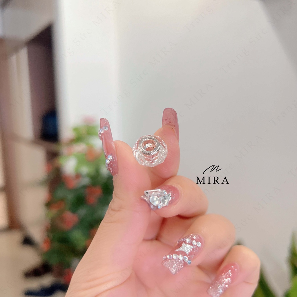 Charm, Hạt Pan MIRA & Co. - DA03 Đá Phay Mix Được Tất Cả Dòng Lắc MIRA