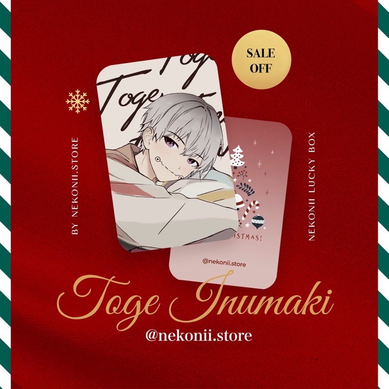 Thẻ bo góc Toge Giáng sinh Xmas