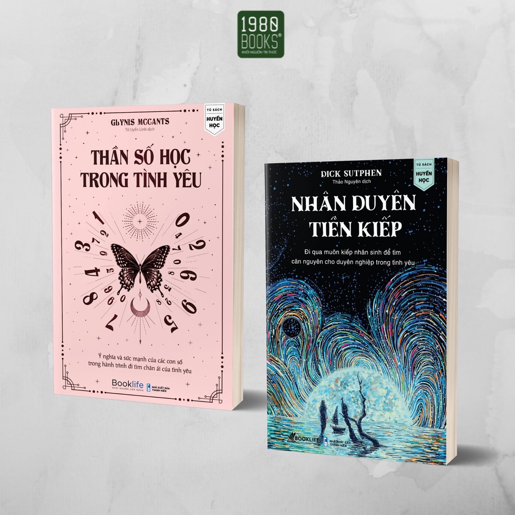 Sách - Combo Khám phá tình yêu ( Nhân duyên tiền kiếp + Thần số học trong tình yêu )