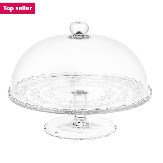 Khay thủy tinh có nắp ARV BRÖLLOP IKEA chính hãng (có sẵn)