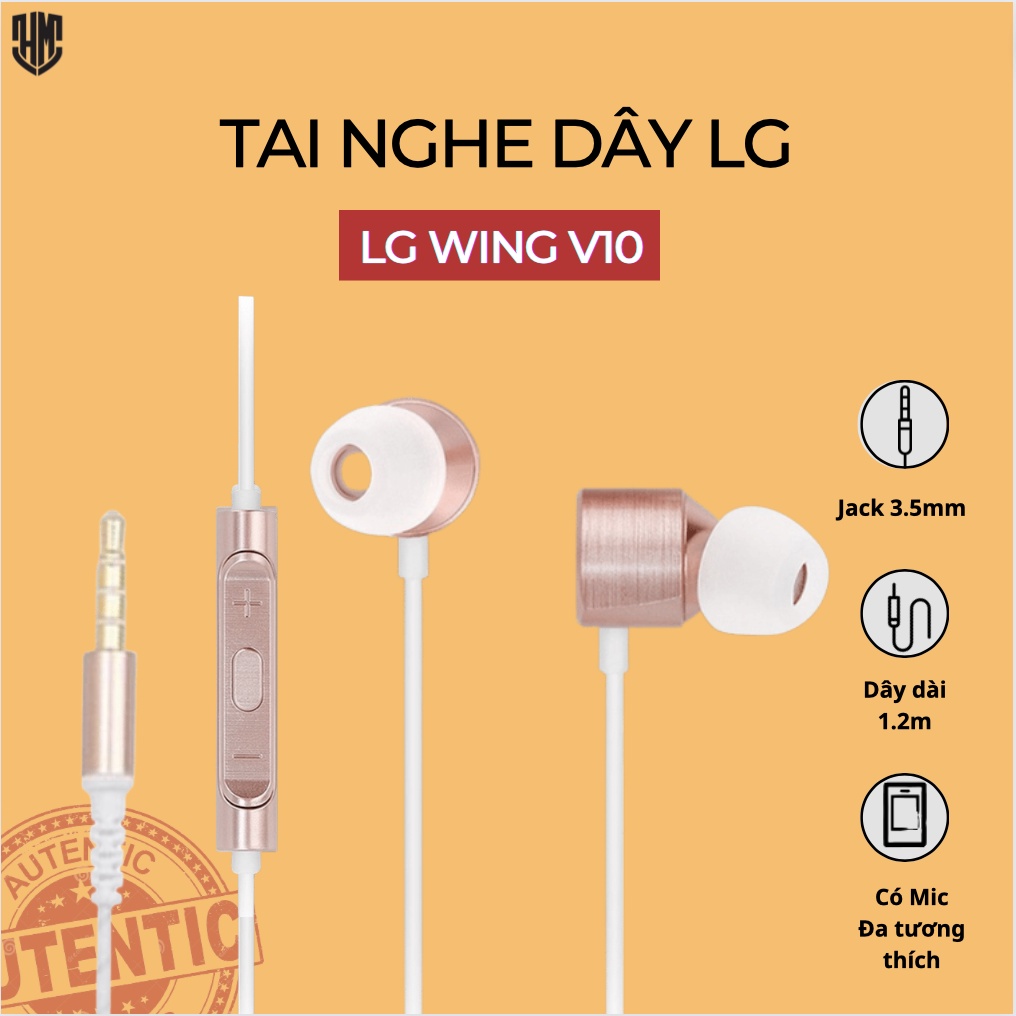 Tai Nghe LG V10 QuadBeat 3 Tuned By AKG- Âm thanh sống động, chất lượng tuyệt vời || Hàng chính hãng, Bảo hành 06 tháng
