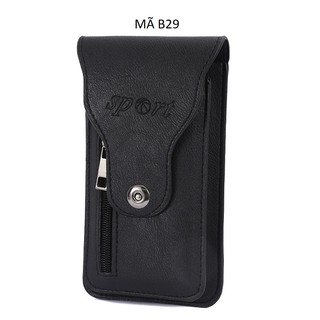Bao da điện thoại đeo thắt lưng Mã B29