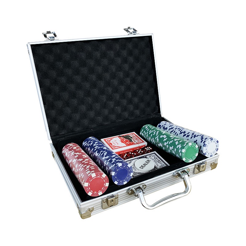 Bộ 500 Thẻ Bài Chơi Poker Chip Không Số ( Phỉnh Poker ) Chất Lượng Cao Luyện Tập Poker