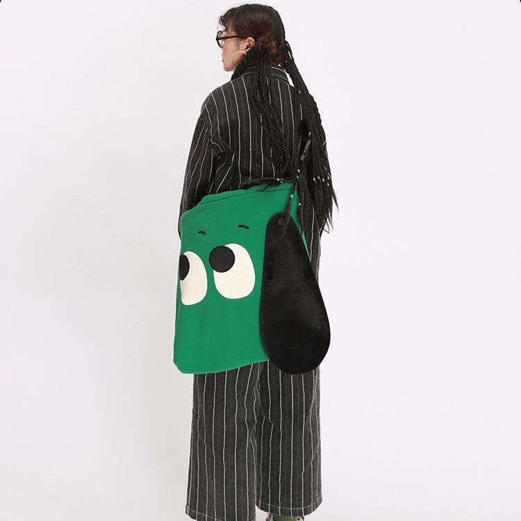 Túi Xách Đeo Vai Cỡ Lớn Hình Chú Chó Dễ Thương Thời Trang Cho Nữ
