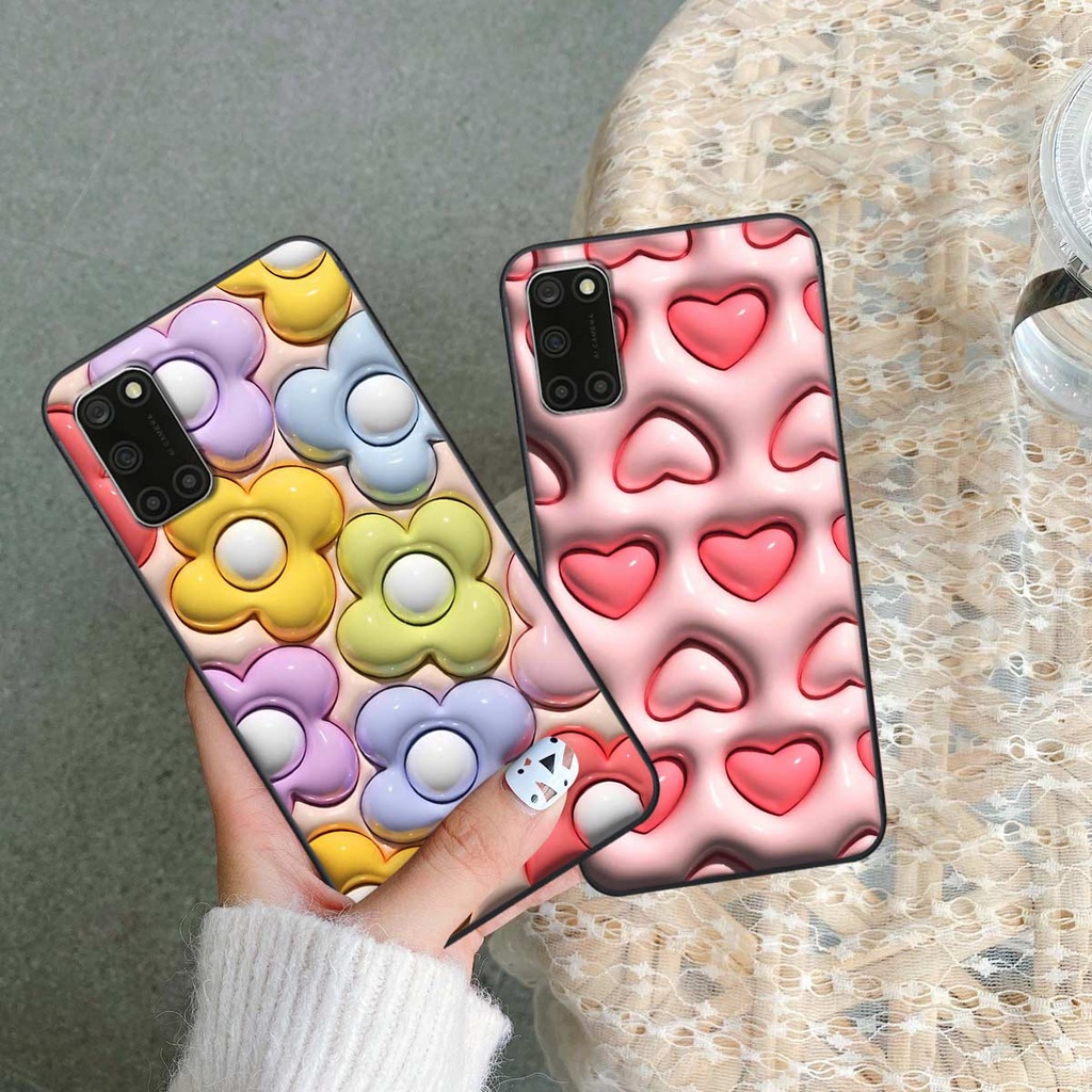 Ốp lưng Oppo A52 / A92 in hình trái tim gấu hoa vịt thỏ siêu đáng yêu, ốp rẻ đẹp