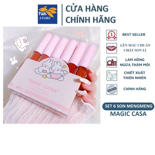 Set 6 cây magic casa thỏ trái tim meng meng