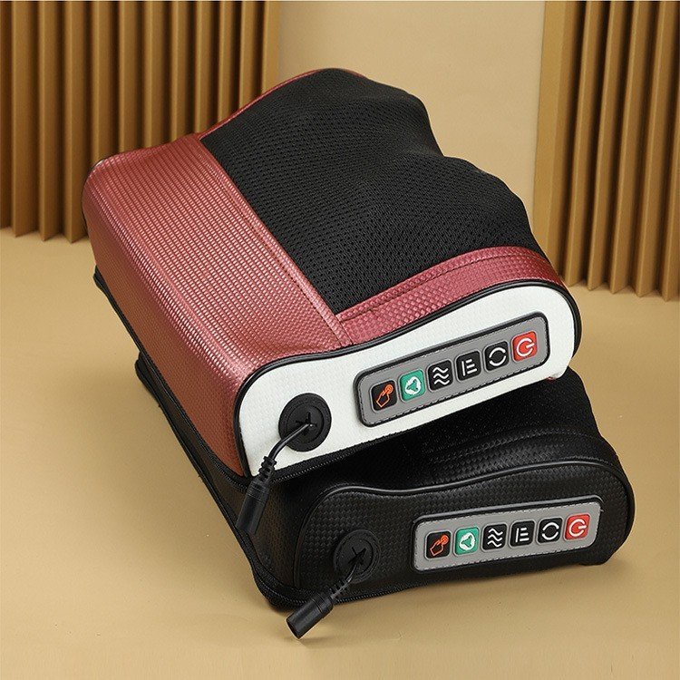 Gối Massage cổ vai gáy- Máy massage,  Gối massage hồng ngoại 16 bi cao cấp