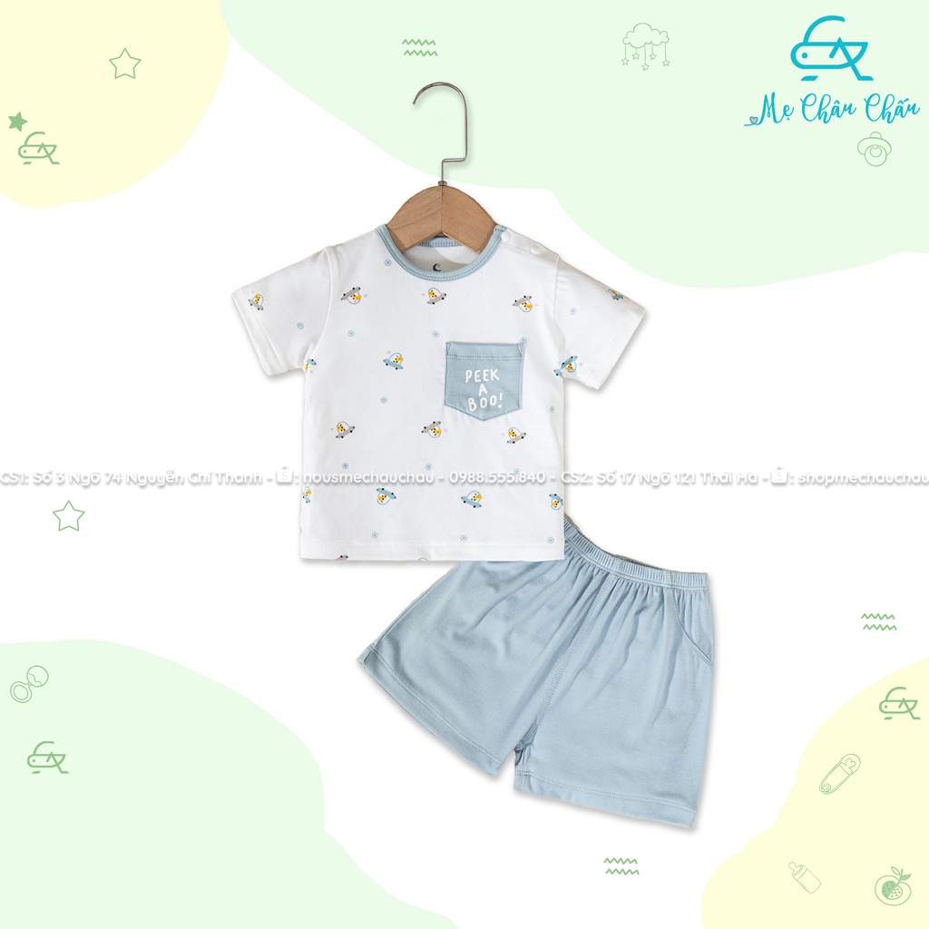Bộ Quần Áo Cộc Cài Vai Moona MN2311