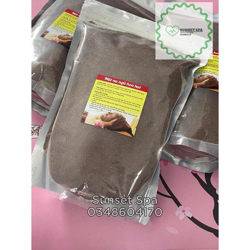 400g mặt nạ ngũ hoa hạt  handmade