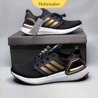 Giày Sneaker Thể Thao Nam Nữ Adidas Ultraboost 6.0 Màu Đen Vàng ( Tặng tất + tặng hộp bảo vệ )