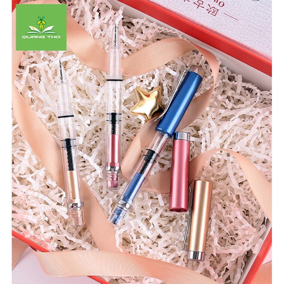 Bút máy tự tạo thanh đậm C09 vỏ trong