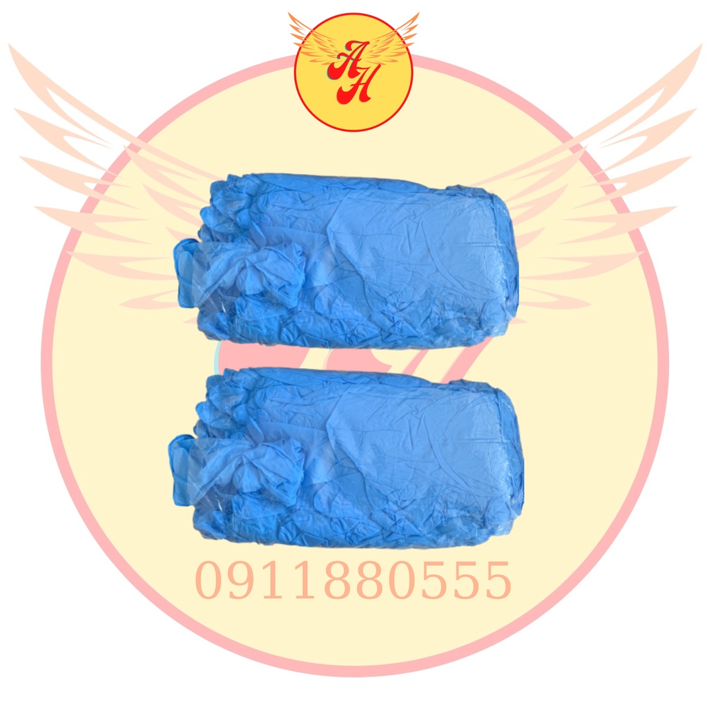 Găng tay y tế | gang tay nitrile xanh không bột hộp 100 chiếc