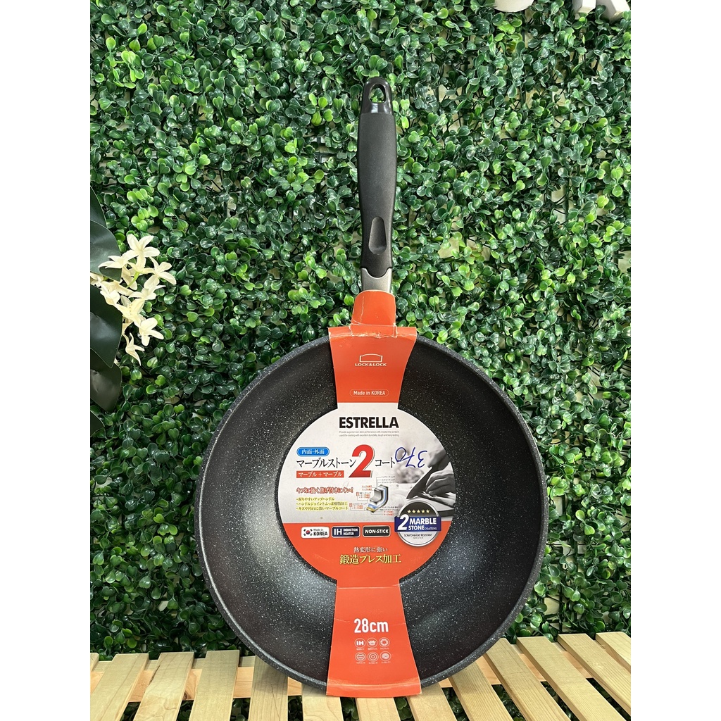 [LOCK&amp;LOCK] Thanh lý Chảo đáy từ chống dính Lock &amp; Lock - nhiều size (dùng bếp từ) - Hàng trưng bày