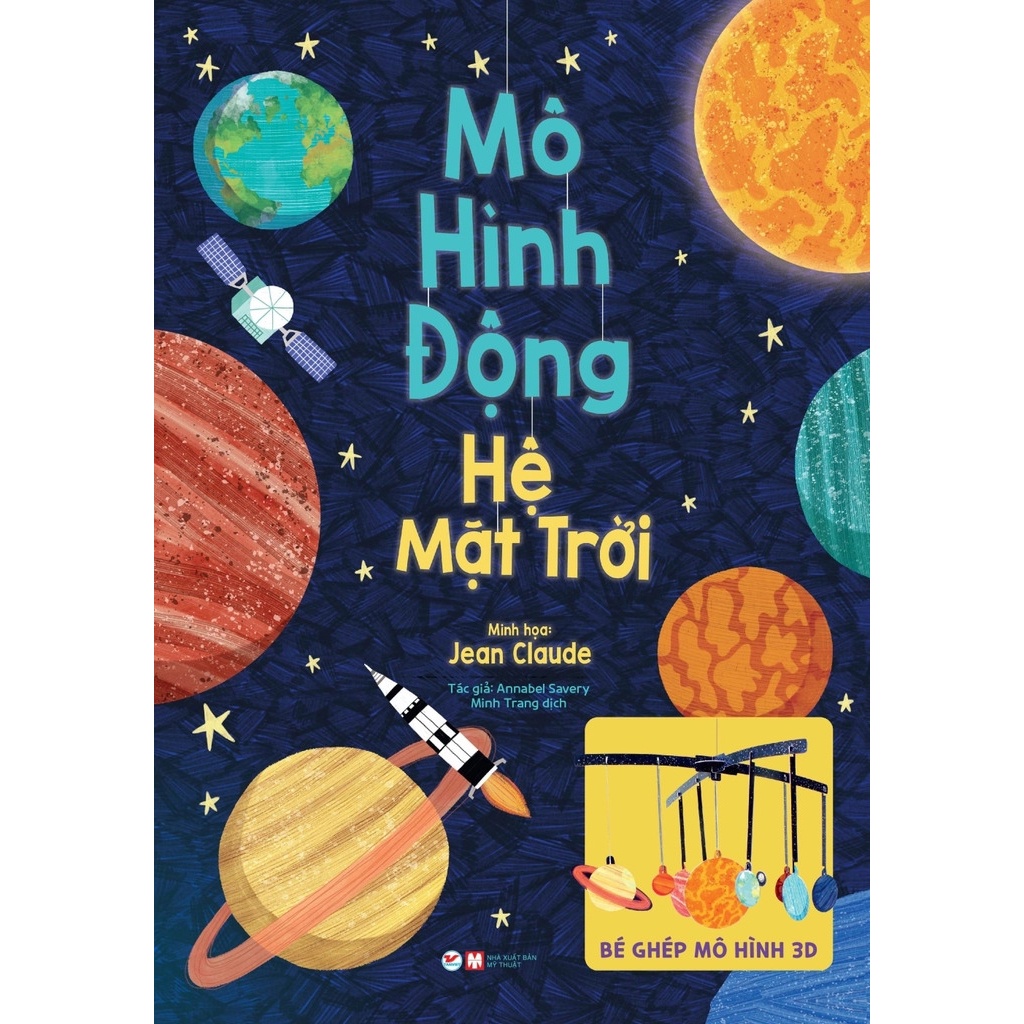 Sách - Mô hình động bé ghép mô hình 3D 4 chủ đề - Dành cho trẻ em 6 đến 10 tuổi Tân Việt