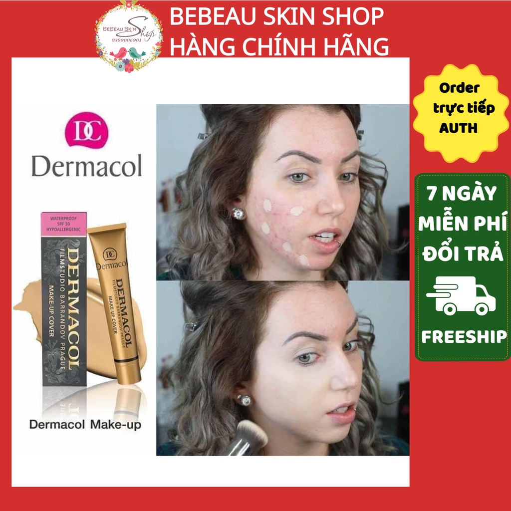 Kem Nền Che Khuyết Điểm,  Dermacol Make up Cover 30g